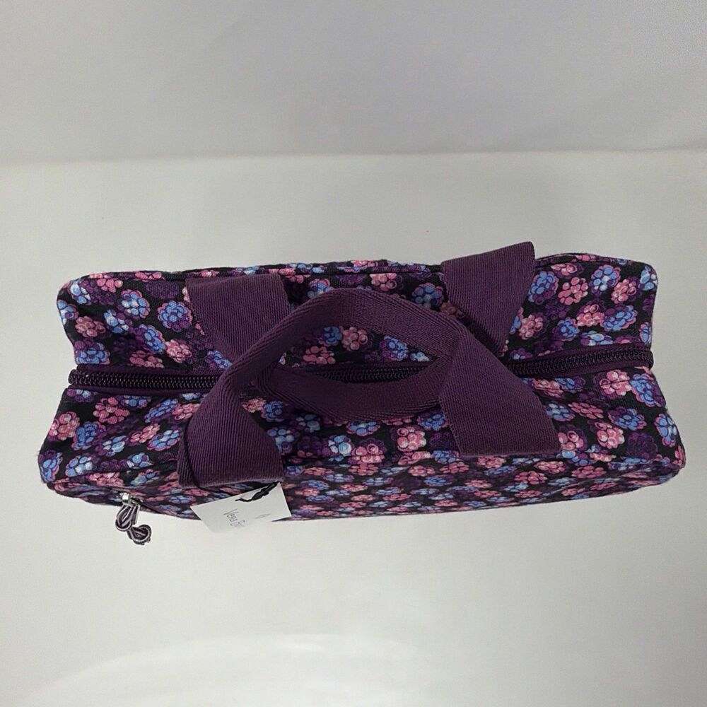 Vera Bradley Lighten Up Travel Organizer Berry Burst NWT Cosmetic Toiletry Bag - Picture 8 of 16